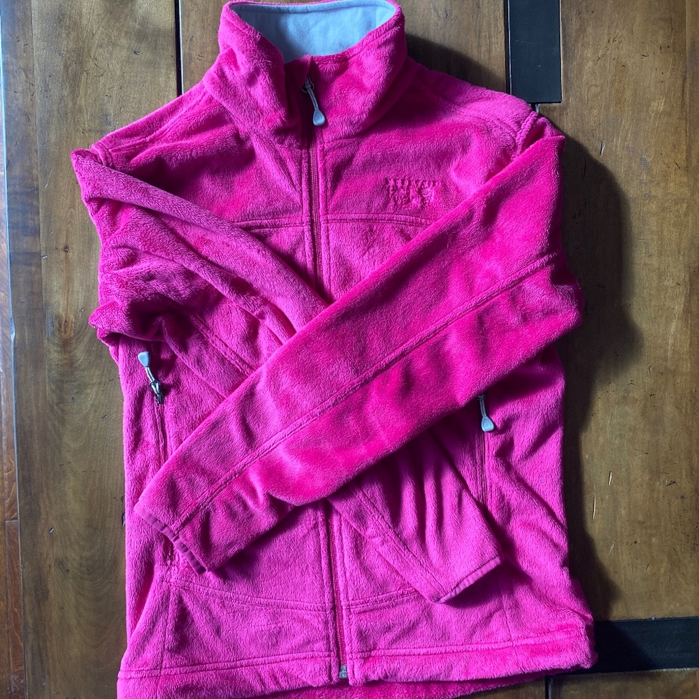 Women's Small Mountain Hardware Full Zip Soft Fleece Jacket